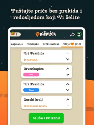 Pričalica - bajke za djecu android App screenshot 2